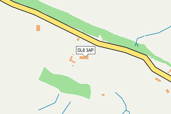 DL8 3AP map - OS OpenMap – Local (Ordnance Survey)