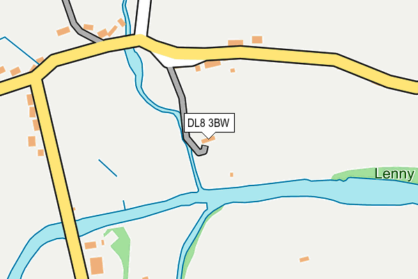 DL8 3BW map - OS OpenMap – Local (Ordnance Survey)