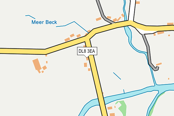 DL8 3EA map - OS OpenMap – Local (Ordnance Survey)