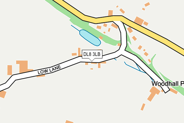 DL8 3LB map - OS OpenMap – Local (Ordnance Survey)