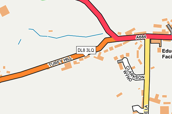 DL8 3LQ map - OS OpenMap – Local (Ordnance Survey)