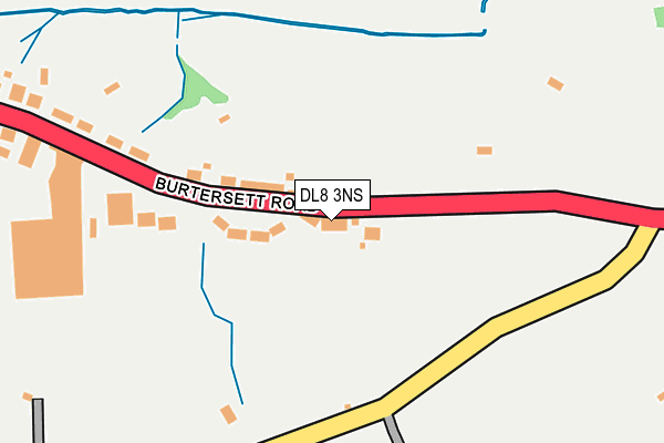 DL8 3NS map - OS OpenMap – Local (Ordnance Survey)