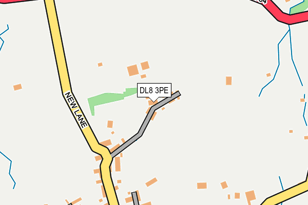 DL8 3PE map - OS OpenMap – Local (Ordnance Survey)
