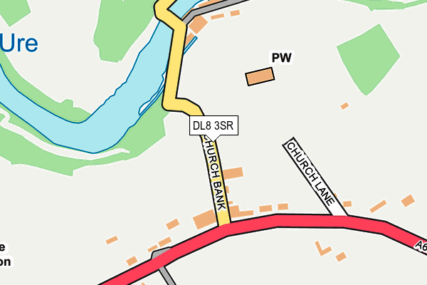 DL8 3SR map - OS OpenMap – Local (Ordnance Survey)