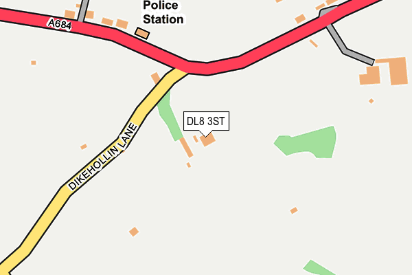 DL8 3ST map - OS OpenMap – Local (Ordnance Survey)