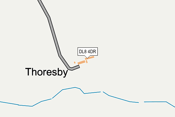 DL8 4DR map - OS OpenMap – Local (Ordnance Survey)