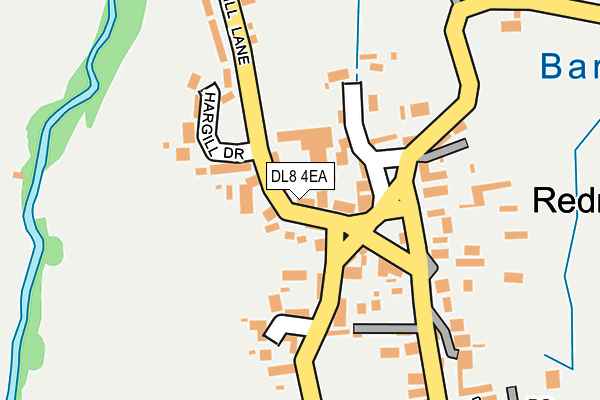 DL8 4EA map - OS OpenMap – Local (Ordnance Survey)