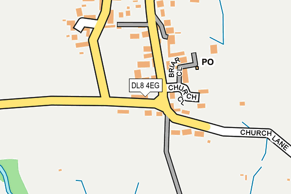 DL8 4EG map - OS OpenMap – Local (Ordnance Survey)