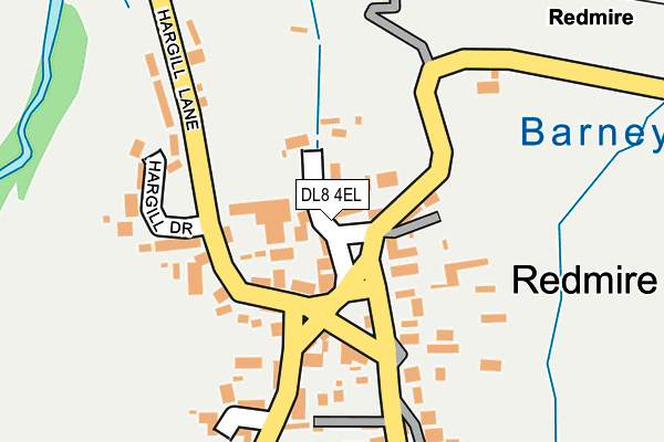 DL8 4EL map - OS OpenMap – Local (Ordnance Survey)