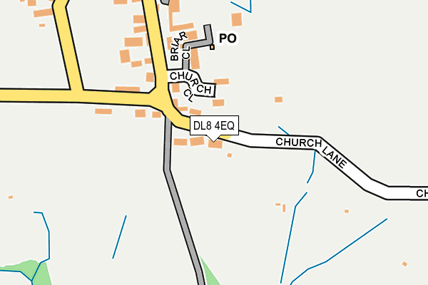 DL8 4EQ map - OS OpenMap – Local (Ordnance Survey)