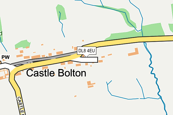 DL8 4EU map - OS OpenMap – Local (Ordnance Survey)