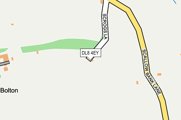 DL8 4EY map - OS OpenMap – Local (Ordnance Survey)