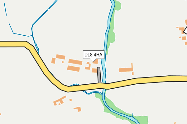 DL8 4HA map - OS OpenMap – Local (Ordnance Survey)