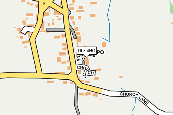 DL8 4HG map - OS OpenMap – Local (Ordnance Survey)