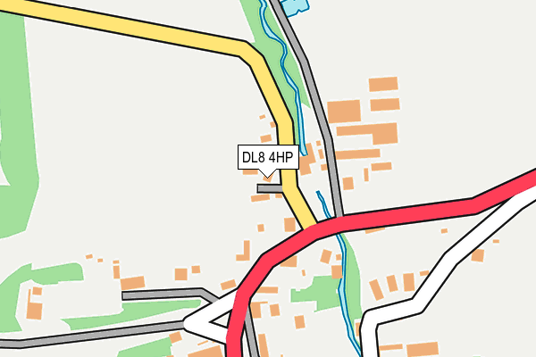 DL8 4HP map - OS OpenMap – Local (Ordnance Survey)