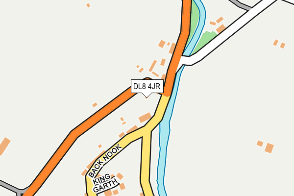 DL8 4JR map - OS OpenMap – Local (Ordnance Survey)