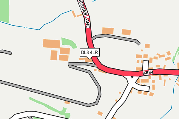 DL8 4LR map - OS OpenMap – Local (Ordnance Survey)
