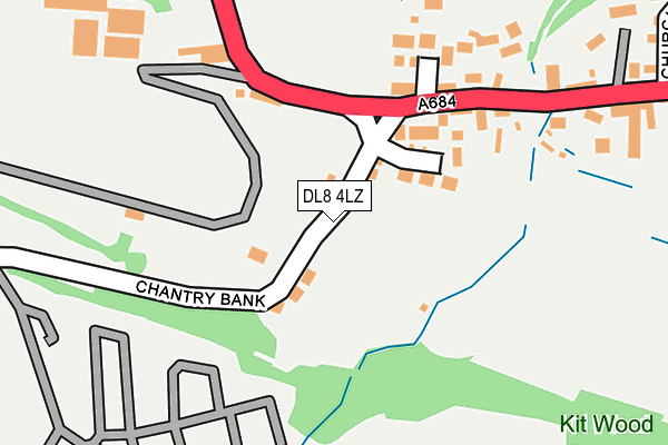 DL8 4LZ map - OS OpenMap – Local (Ordnance Survey)