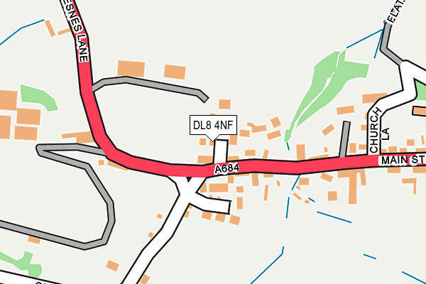 DL8 4NF map - OS OpenMap – Local (Ordnance Survey)