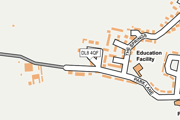 DL8 4QF map - OS OpenMap – Local (Ordnance Survey)