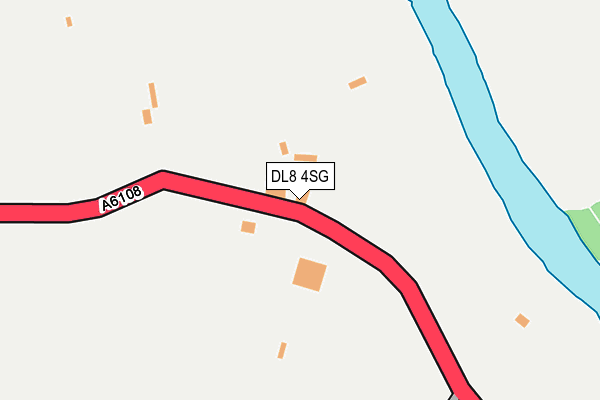 DL8 4SG map - OS OpenMap – Local (Ordnance Survey)