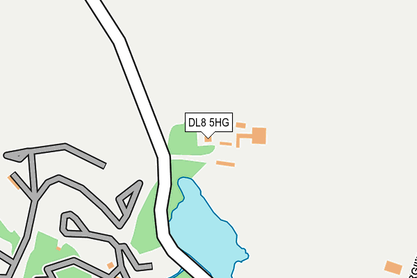 DL8 5HG map - OS OpenMap – Local (Ordnance Survey)