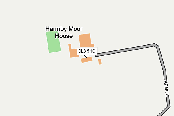 DL8 5HQ map - OS OpenMap – Local (Ordnance Survey)