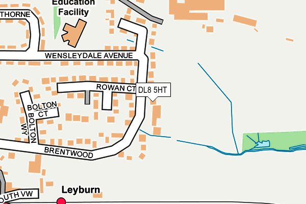 DL8 5HT map - OS OpenMap – Local (Ordnance Survey)