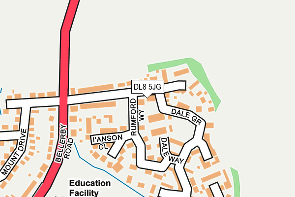 Map of G R BLAND & COMPANY LIMITED at local scale