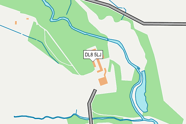 DL8 5LJ map - OS OpenMap – Local (Ordnance Survey)