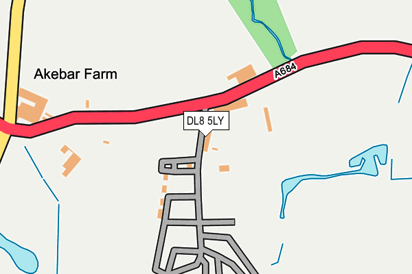 DL8 5LY map - OS OpenMap – Local (Ordnance Survey)