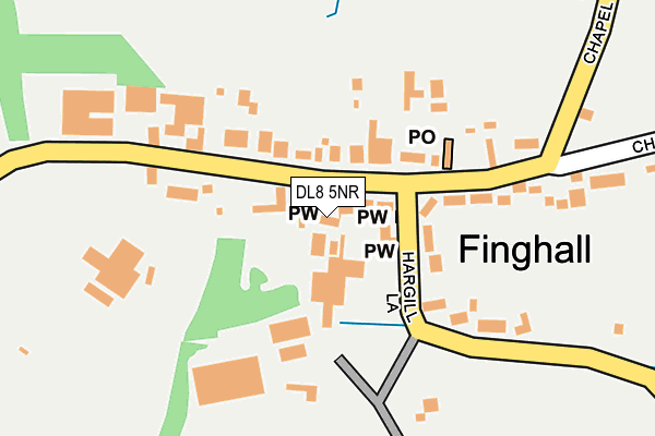 DL8 5NR map - OS OpenMap – Local (Ordnance Survey)