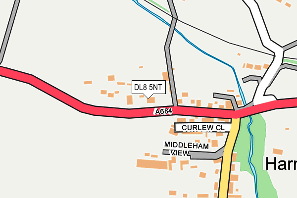 DL8 5NT map - OS OpenMap – Local (Ordnance Survey)