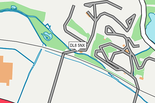 DL8 5NX map - OS OpenMap – Local (Ordnance Survey)