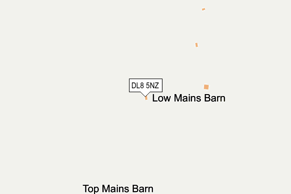 DL8 5NZ map - OS OpenMap – Local (Ordnance Survey)