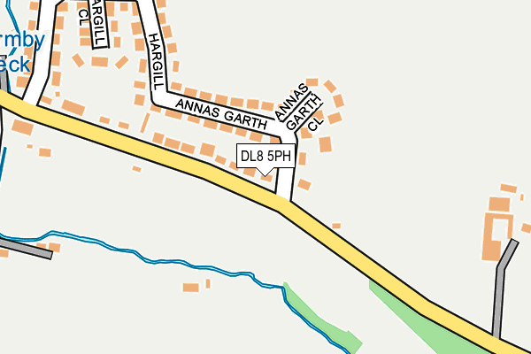 DL8 5PH map - OS OpenMap – Local (Ordnance Survey)