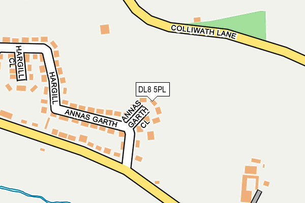 DL8 5PL map - OS OpenMap – Local (Ordnance Survey)