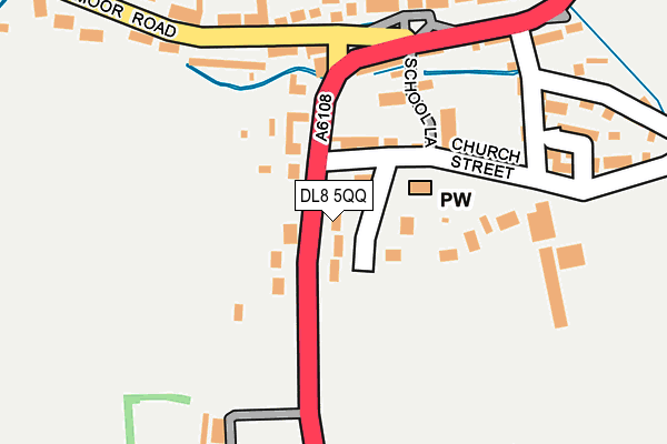 DL8 5QQ map - OS OpenMap – Local (Ordnance Survey)