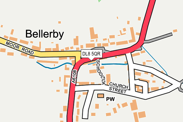 DL8 5QR map - OS OpenMap – Local (Ordnance Survey)