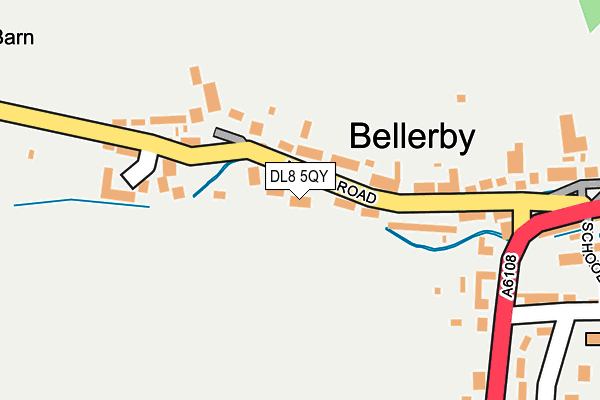 DL8 5QY map - OS OpenMap – Local (Ordnance Survey)