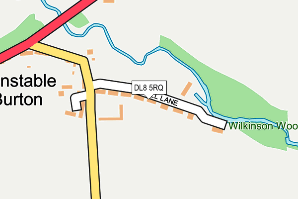 DL8 5RQ map - OS OpenMap – Local (Ordnance Survey)