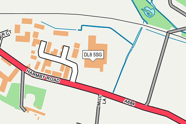 DL8 5SG map - OS OpenMap – Local (Ordnance Survey)