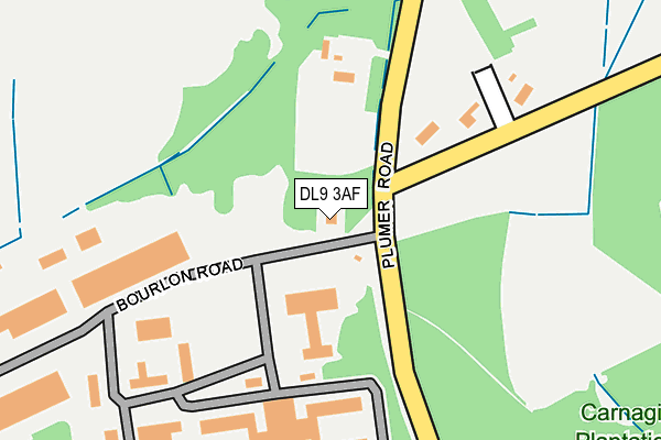DL9 3AF map - OS OpenMap – Local (Ordnance Survey)