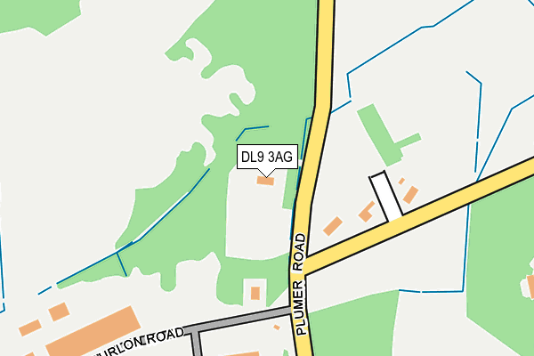 DL9 3AG map - OS OpenMap – Local (Ordnance Survey)