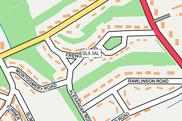 DL9 3AL map - OS OpenMap – Local (Ordnance Survey)