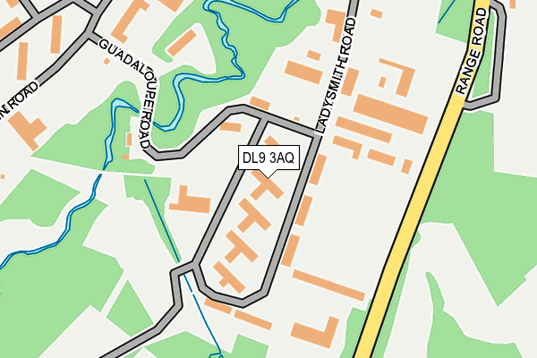 DL9 3AQ map - OS OpenMap – Local (Ordnance Survey)