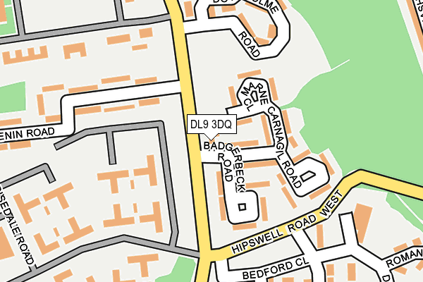 DL9 3DQ map - OS OpenMap – Local (Ordnance Survey)