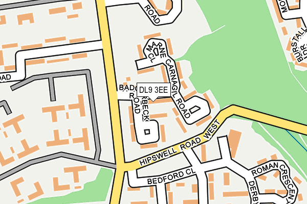 DL9 3EE map - OS OpenMap – Local (Ordnance Survey)