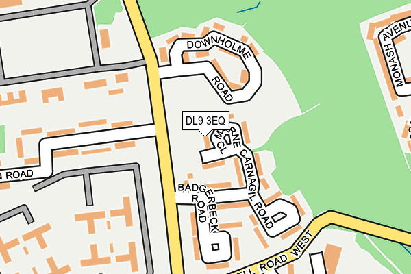 DL9 3EQ map - OS OpenMap – Local (Ordnance Survey)