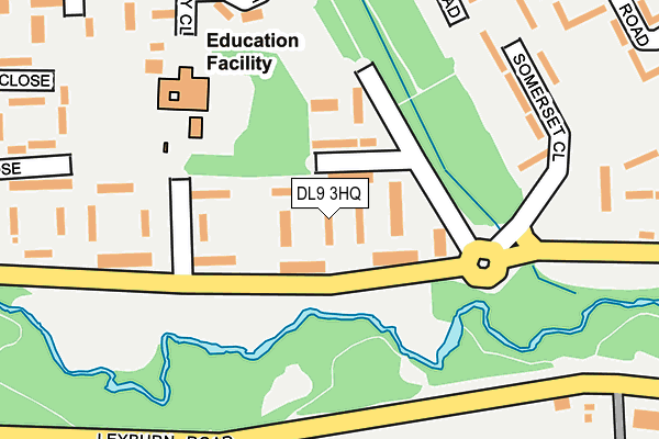 DL9 3HQ map - OS OpenMap – Local (Ordnance Survey)